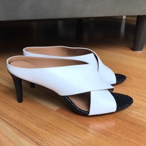 Calvin Klein White Strappy Heels